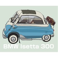 ステッカー「BMW Isetta300」